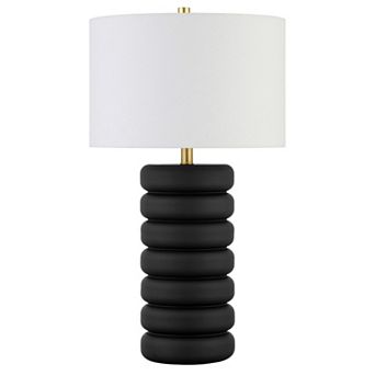 Finley & Sloane Zelda Glass Bubble Body Table Lamp