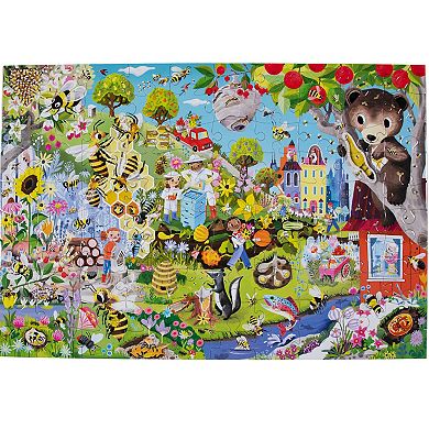 eeboo Love of Bees 100 Piece Jigsaw Puzzle
