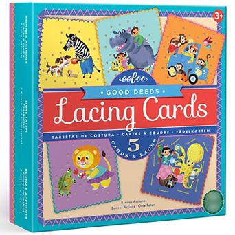 eeboo Good Deeds Lacing Cards Set of 5