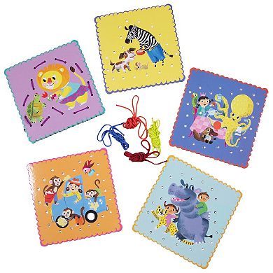 eeboo Good Deeds Lacing Cards Set of 5