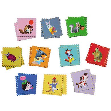 eeboo Nice Animals Preschool Memory and Matching Game