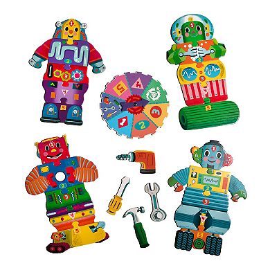 eeboo Build a Robot Spinner Game