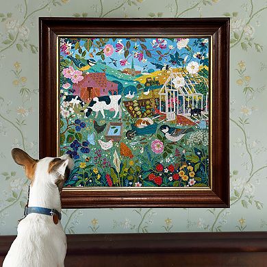 eeboo Piece and Love English Hedgerow 1000 Piece Square Jigsaw Puzzle