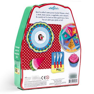 eeBoo Spin To Play Picnic Preschooler Game