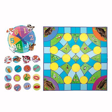 eeBoo Puppy Fuffle - A Game Of Counting & Simple Strategy, Kids Spinner Board Game