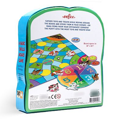 eeBoo Puppy Fuffle - A Game Of Counting & Simple Strategy, Kids Spinner Board Game