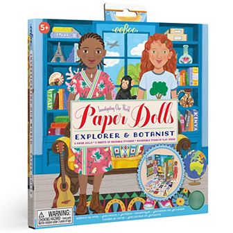 eeboo Paper Dolls: Explorer & Botanist Set