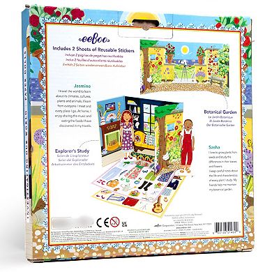 eeboo Paper Dolls: Explorer & Botanist Set