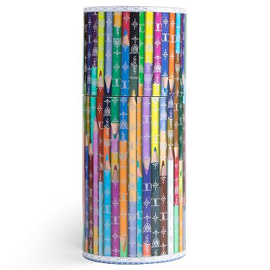 eeBoo Piece & Love: 100 Colors - 50 Double-Sided Color Pencils