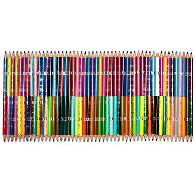 eeBoo Piece & Love: 100 Colors - 50 Double-Sided Color Pencils