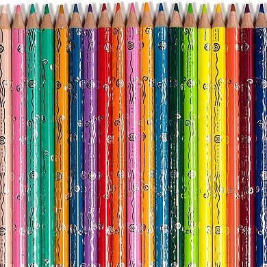 eeBoo Piece & Love: Tidepool Watercolor Pencils - 24 Count