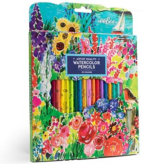 Piece & Love: Seaside Garden Watercolor Pencils 24 pc Set
