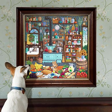 eeBoo Piece & Love: Alchemist's Kitchen - 1000 Piece Puzzle Square Jigsaw Puzzle, 23x23"