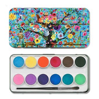 eeboo Tree of Life 12 Watercolors Paint Set