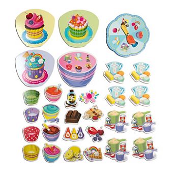 eeBoo Cupcake Shaped Spinner Game - Animal & Baking Themed Game For Kids
