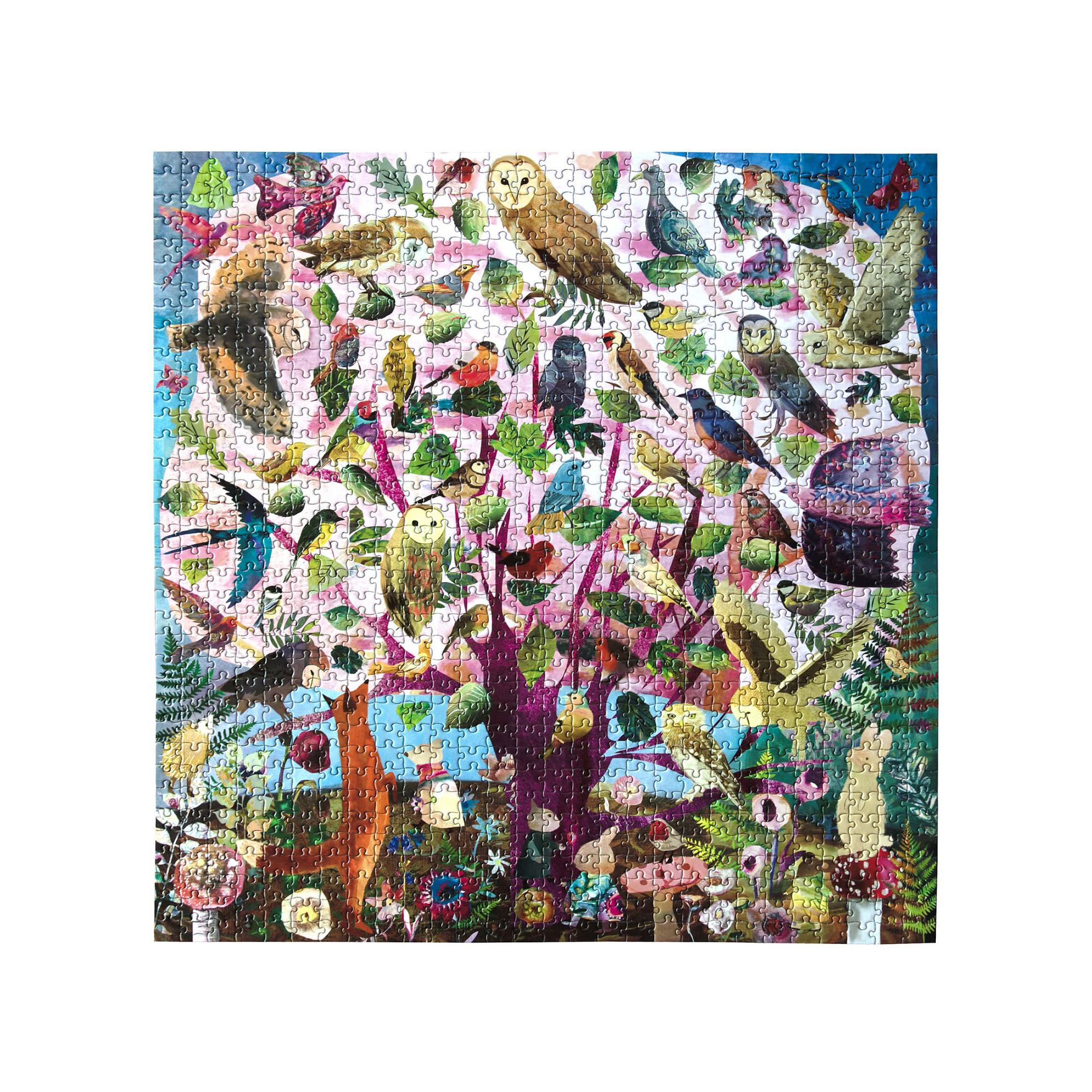 eeboo Piece & Love: Parliament of Owls 1000 Piece Puzzle, Multi