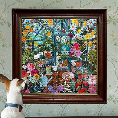 eeboo Piece & Love: English Greenhouse 1000 Piece Jigsaw Puzzle