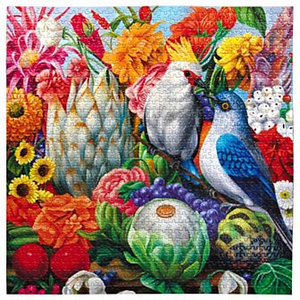 eeboo Piece & Love: Magical Fruits 1000 pc Jigsaw Puzzle