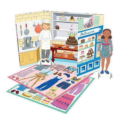 eeboo Baker and Painter Paper Dolls Reusable Set