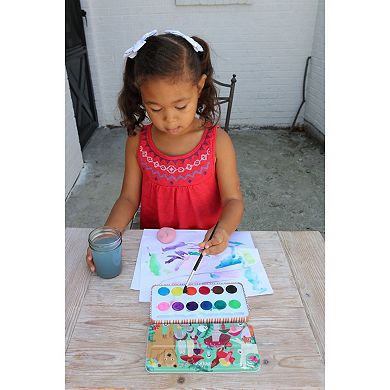 eeboo Mushroom 12 Colors Watercolors Paint Set