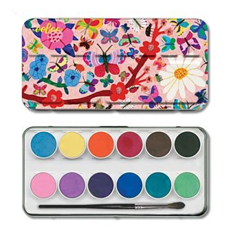 eeboo Butterflies 12 Colors Watercolor Paint Set