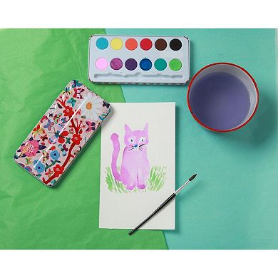 eeboo Butterflies 12 Colors Watercolor Paint Set