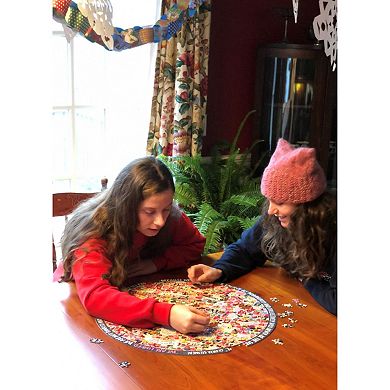 eeboo Piece and Love Women March! 500 Piece Round Jigsaw Puzzle