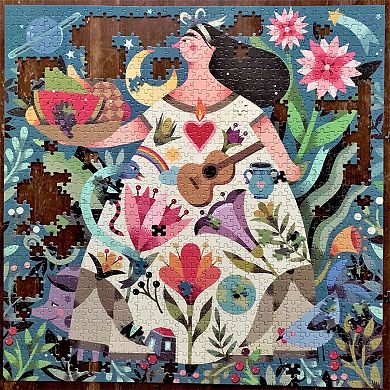 eeboo Piece and Love Mother Earth 1000 Piece Jigsaw Puzzle
