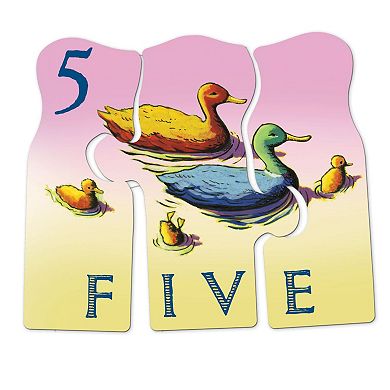 eeboo Animal Counting Puzzle 10 Puzzles Set