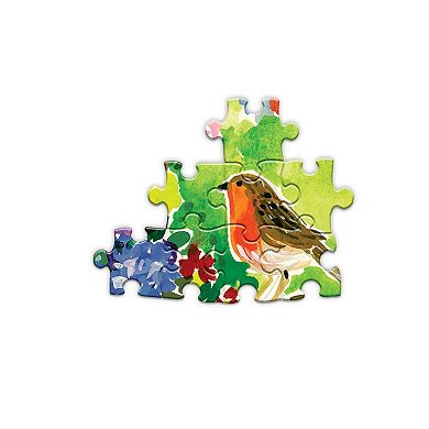 eeboo Piece and Love Seagull Garden 1000 Piece Rectangular Jigsaw Puzzle