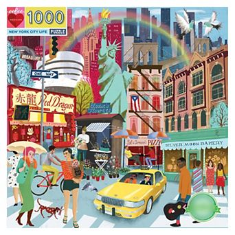 eeboo Piece and Love New York Life 1000 pc Jigsaw Puzzle