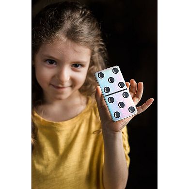 eeboo Giant Shiny Holographic Foil Dominoes