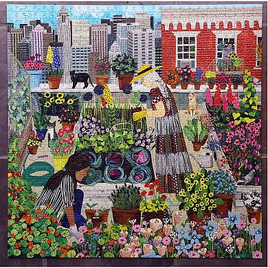 eeboo Piece and Love Urban Gardening 1000 Piece Jigsaw Puzzle