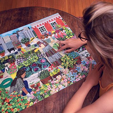 eeboo Piece and Love Urban Gardening 1000 Piece Jigsaw Puzzle