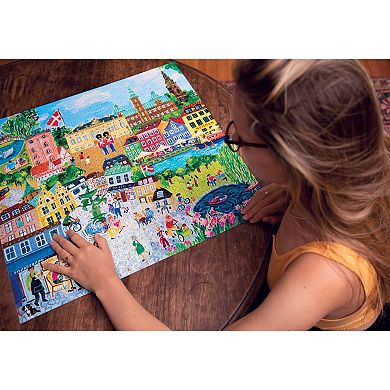 eeboo Piece and Love Copenhagen 1000 Piece Jigsaw Puzzle