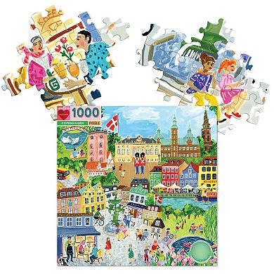 eeboo Piece and Love Copenhagen 1000 Piece Jigsaw Puzzle