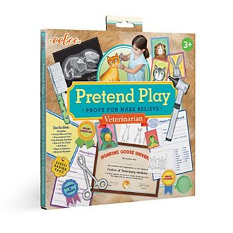 eeboo Veterinarian Pretend Play Set Props for Make Believe