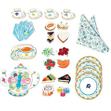 eeboo Tea Party Spinner Game to Develop Patience and Social Skills for Children
