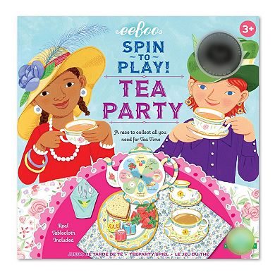 eeboo Tea Party Spinner Game to Develop Patience and Social Skills for Children