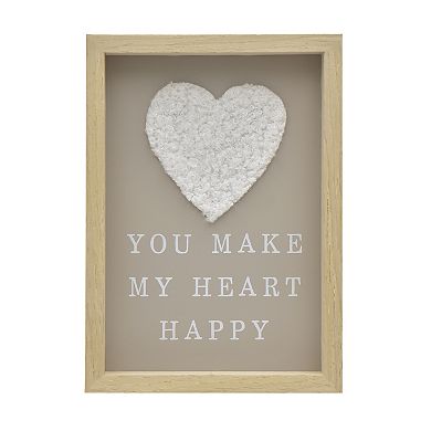 Belle Maison 5" x 7" Happy Heart Caption Box