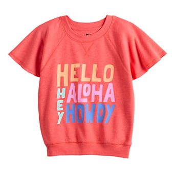 Girls 6-20 SO® Flutter Sleeve Sweatshirt in Regular & Plus Size