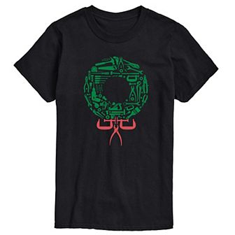 Big & Tall Tool Wreath Graphic Tee