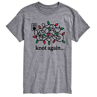 Big & Tall Knot Again Lights Graphic Tee