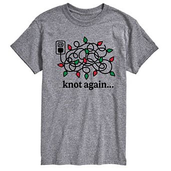Big & Tall Knot Again Lights Graphic Tee