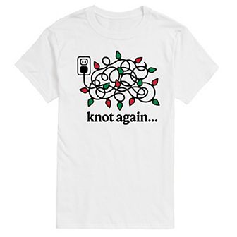 Big & Tall Knot Again Lights Graphic Tee