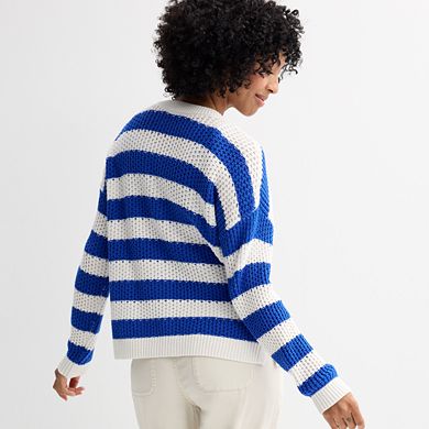 Petite Sonoma Goods For Life® Button-Front Cardigan