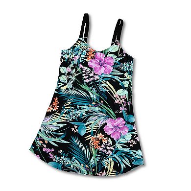 Women's Lilac+London Print Chemise Sleep Gown