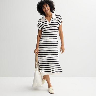 Women's Sonoma Goods For Life® Collared Sweater Dress