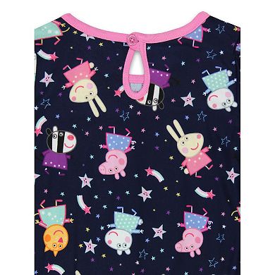 Peppa Pig Girls Toddler Flannel Granny Gown Nightgown