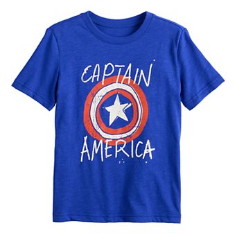 Boys 4-12 Jumping Beans® Marvel Captain America Shield Sketch Short Sleeve Graphic Tee